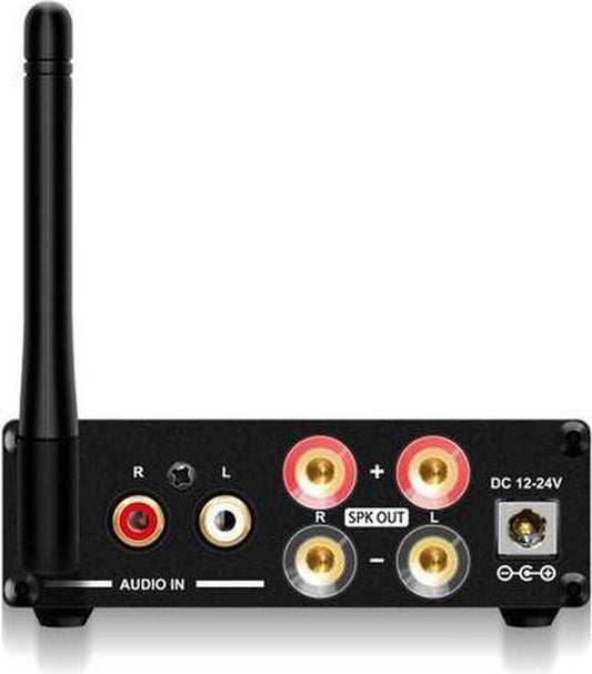 NÖRDIC SGM-127 Versterker 2x50W met Bluetooth 5.0, Zwart