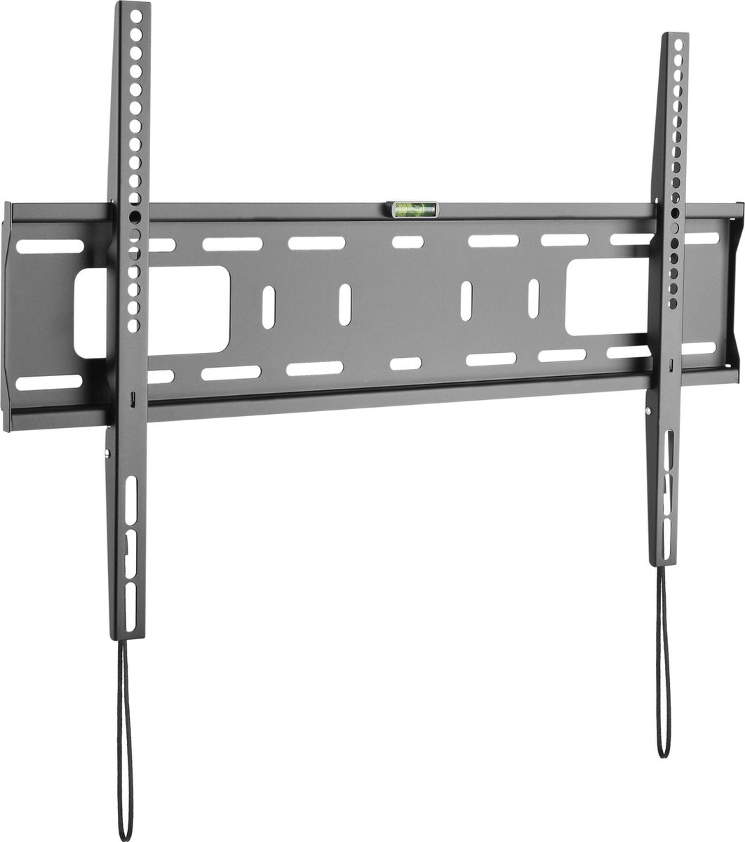 Deltaco ARM-1151, Universal Wall Mount, monitor or TV, monitor mount, 37 to 70 inch, max. 50kg, fixed bracket connection, with spirit level - black