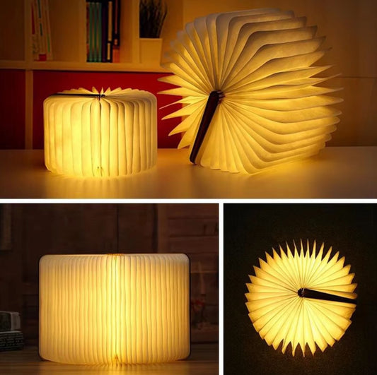 Delmark Boek Lamp RGB - Hout - Sfeerlicht - LED - 4 Kleuren