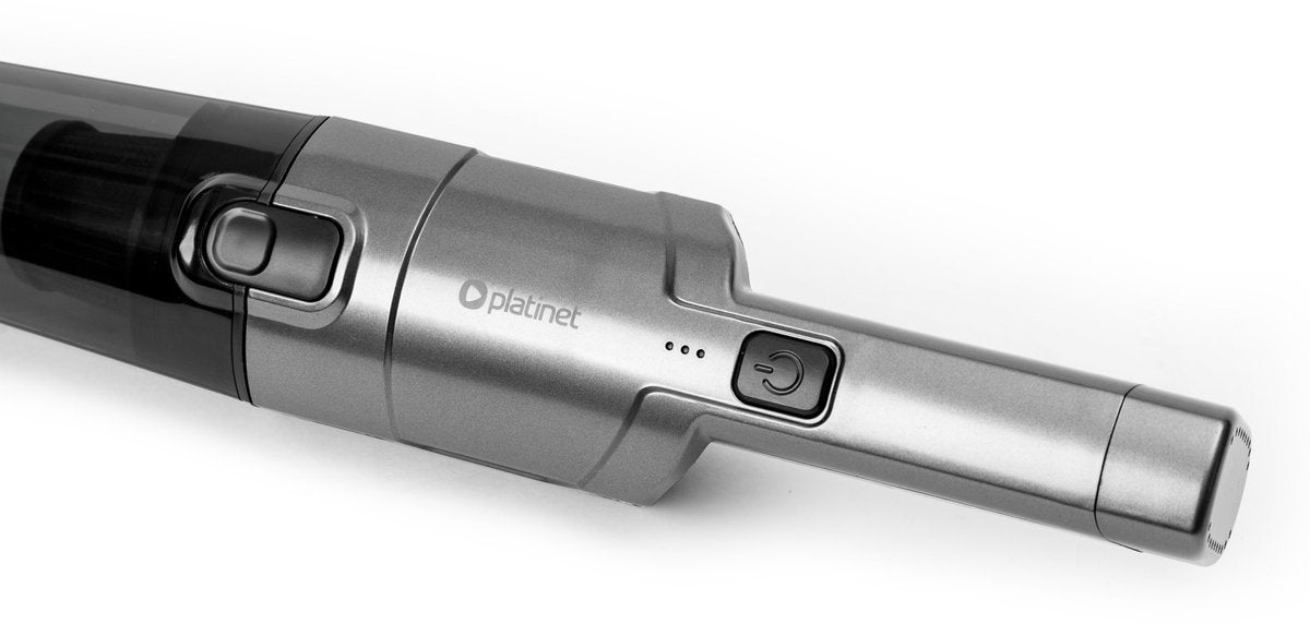 Platinet Draadloze Auto Stofzuiger PRO - HEPA-filter - 2800mAh - 75W - USB-C - incl. mondstukken en opbergstandaard