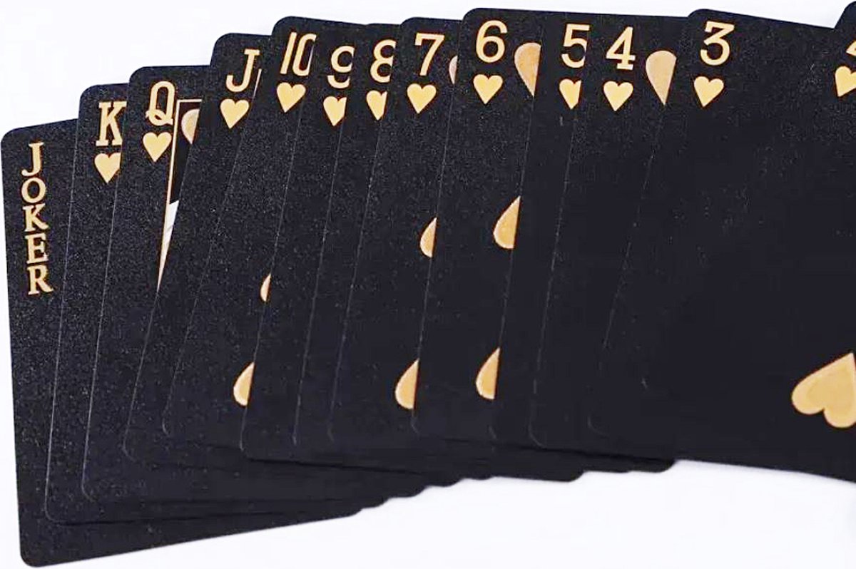 Waterdichte speelkaarten – Waterafstotende speelkaarten – Poker kaartspel – Waterresistente speelkaarten – Speelkaarten waterproof - Plastic kaartspel