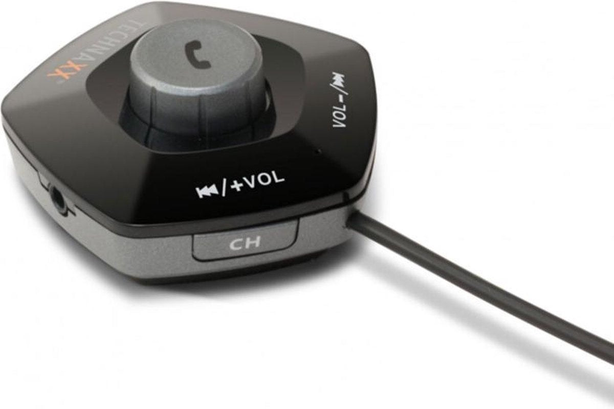 Technaxx FMT1100BT FM-transmitter Incl. handsfree-functie - Ingebouwde MP3-speler - Zwart