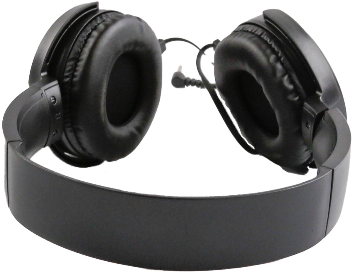 Platinet PH450 Bedrade Koptelefoon - Mega Bass - Met microfoon - 1.5 m kabel - 3.5mm jack met USB-C adapter - Zwart