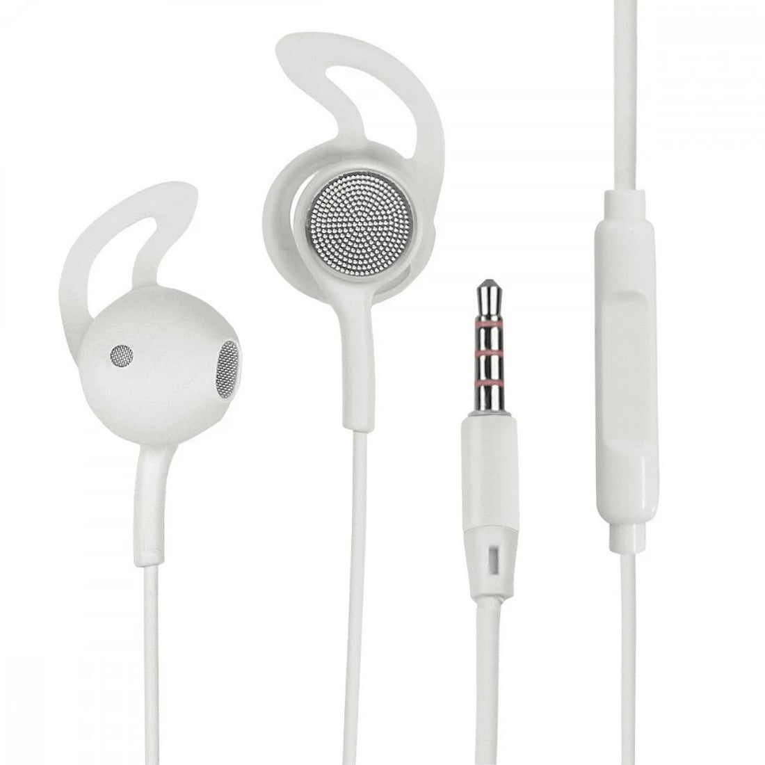 Fontastic 255915 In-Ear Headset - Oordopjes met microfoon - Verstrekt basgeluid - Wit