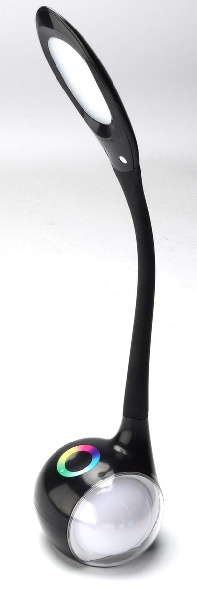 PLATINET PDL20 LED Bureaulamp 7W met RGB nachtlamp functie zwart