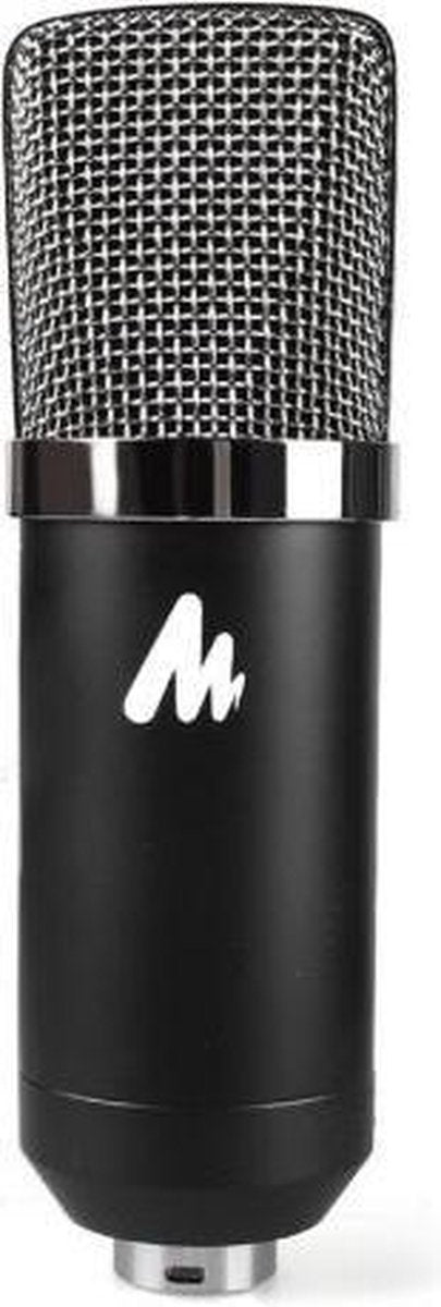 MAONO AU-A03 podcast microphone set, condenser microphone incl. movable arm and filter black