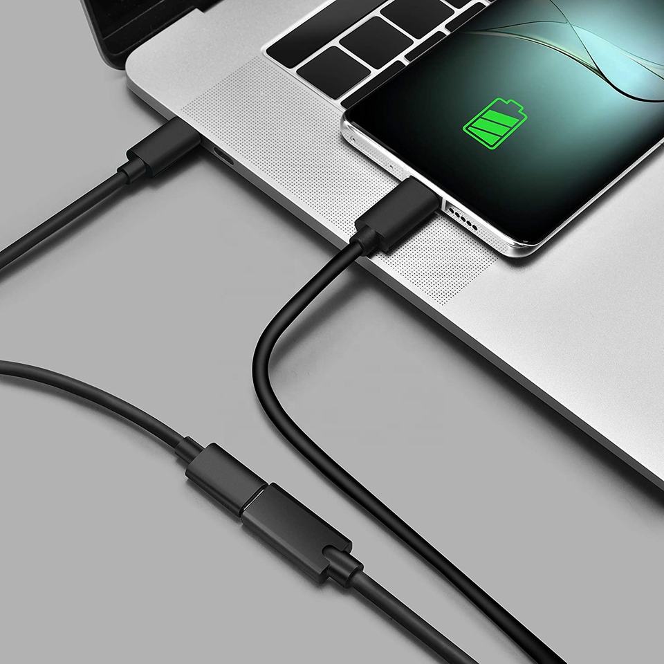 NÖRDIC USBC-131 - USB2.0 USB-C Verlengkabel - 480Mb/s - 12W, 2.4A - 50cm