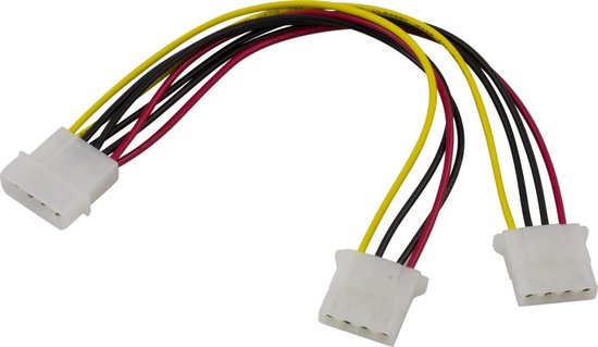 DELTACO DEL-114, Internal Y cable for 2 pieces 5.25 " CD-ROM drives.