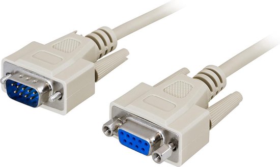 DELTACO DEL-37, Serial extension cable for mono monitor or Serial mouse, 2m