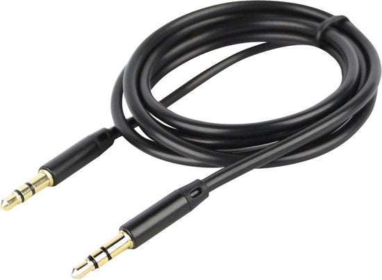 Fontastic 252754 Audiokabel stereo - 3.5mm jack - Zwart