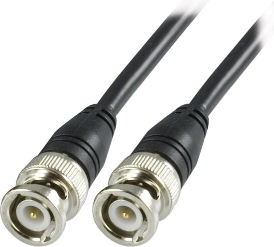 DELTACO DEL-136, Krimp connector coaxkabel, BNC, RG59, 5 meter