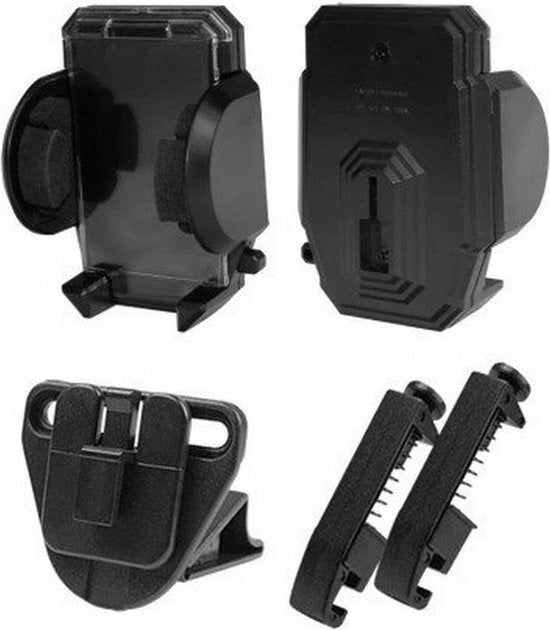 Fontastic 237485 Universal Smartphone Holder - Car - for 3.5-10.5 cm - Black