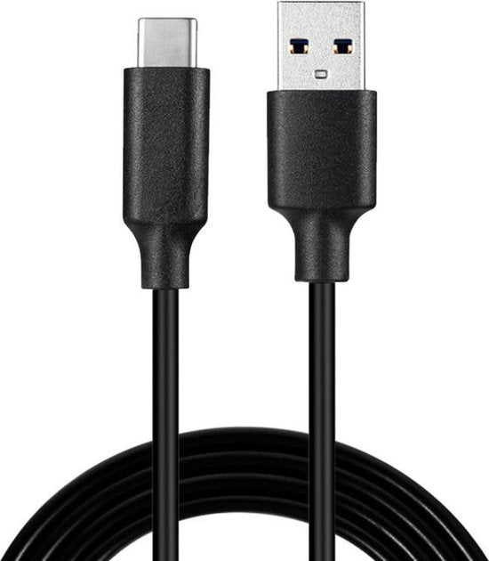 NÖRDIC USBC-N1002 USB-C naar USB-A kabel - 480 MBps - 1m - Zwart