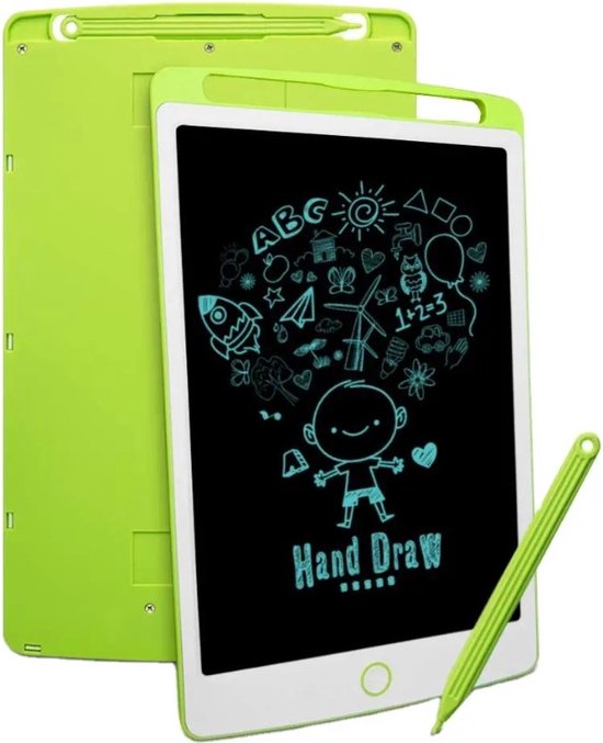 Tekentablet - LCD Tekentablet kinderen - Grafische tablet kinderen - Kindertablet Groen