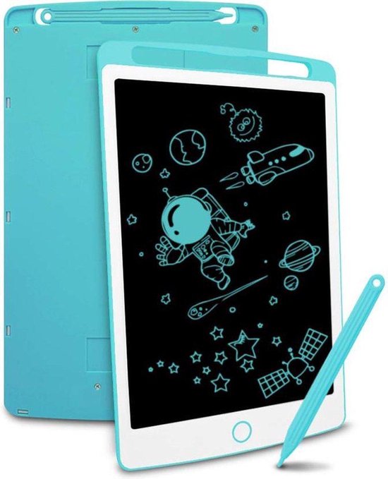 Tekentablet - LCD Tekentablet kinderen - Grafische tablet kinderen - Kindertablet Blauw - 8,5 inch