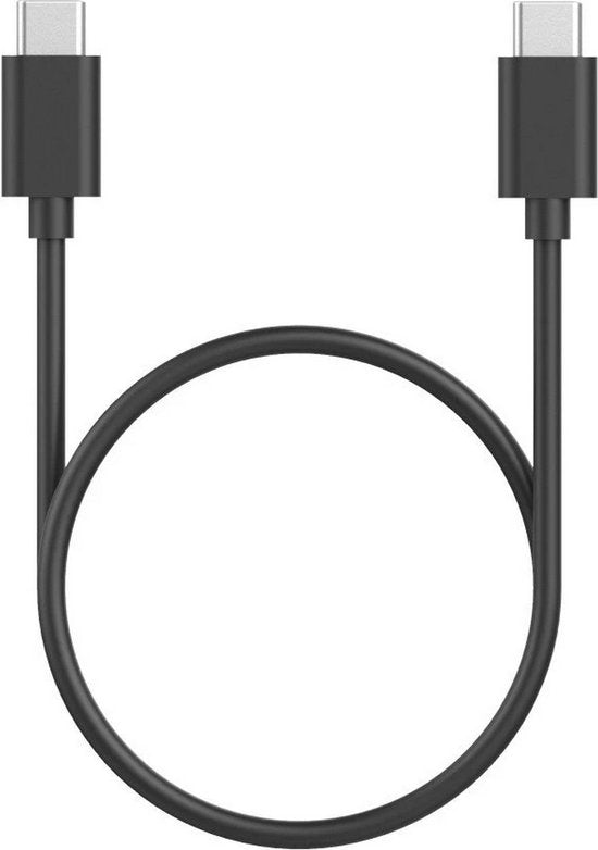 Fontastic 255434 Oplaadkabel - Datakabel USB 2.0 Type C naar Type C - 2 meter - Zwart