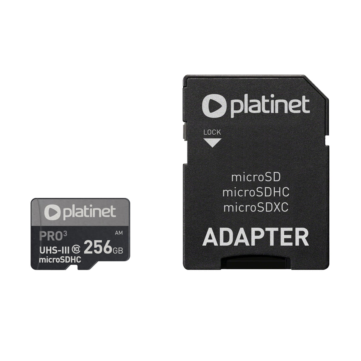 Platinet MicroSDHC Kaart inclusief Adapter - Class10 - 256GB