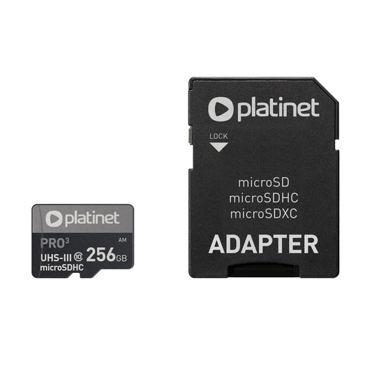 Platinet MicroSDHC Kaart inclusief Adapter - Class10 - 256GB