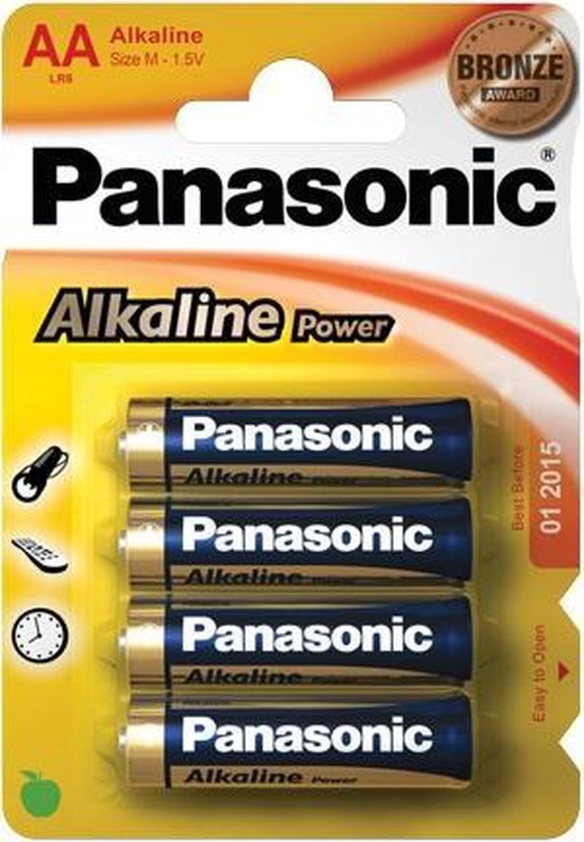 Panasonic AA Alkaline Power Batterijen