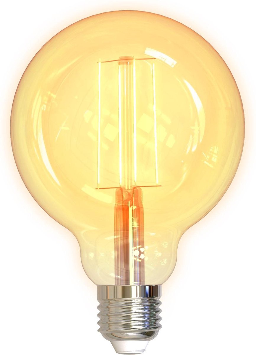 DELTACO SMART HOME SH-LFE27G95 Slimme Filamentlamp - E27 - 5.5W - G95 - Ø 64 mm - Wit