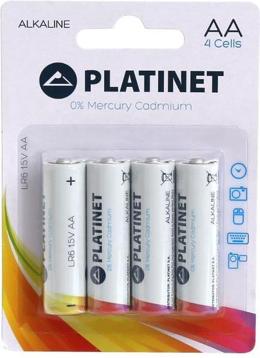 PLATINET Battery Alkaline PRO AA / LR06 / 1.5V - 4 pack