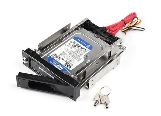 NÖRDIC - RAM-104 - 5,25" Mobiel rek voor 1 x 3,5" SATA / SAS HDD
