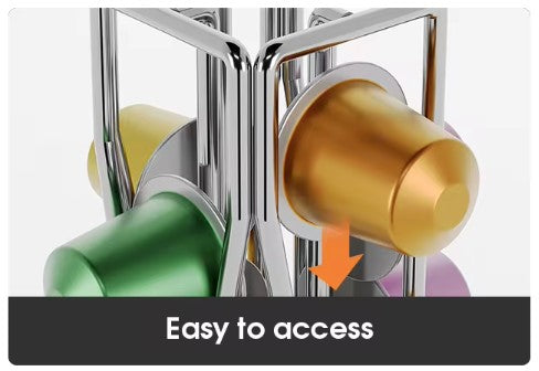 Nespresso capsulehouder - Draaibaar - voor 40 capsules - Metaal
