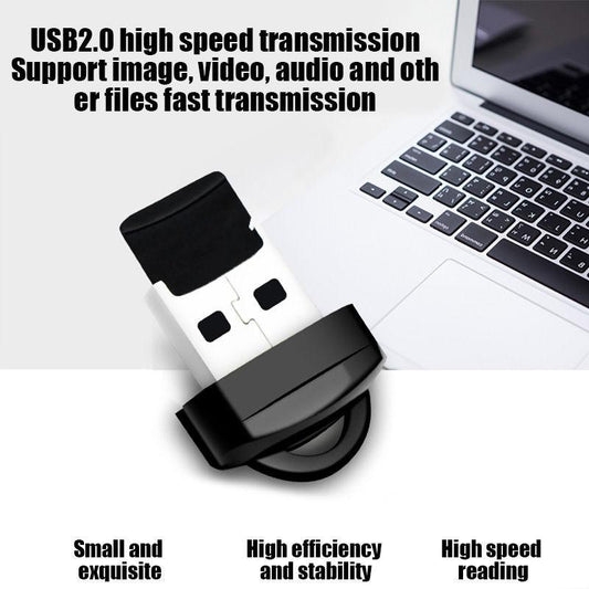 NÖRDIC CRD-046 USB-A to MicroSD/TF Card Reader - USB2.0 - 480Mbps - For Smartphone, Tablet, Laptop