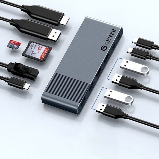 NÖRDIC USB-C 1 naar 12 Dockning station