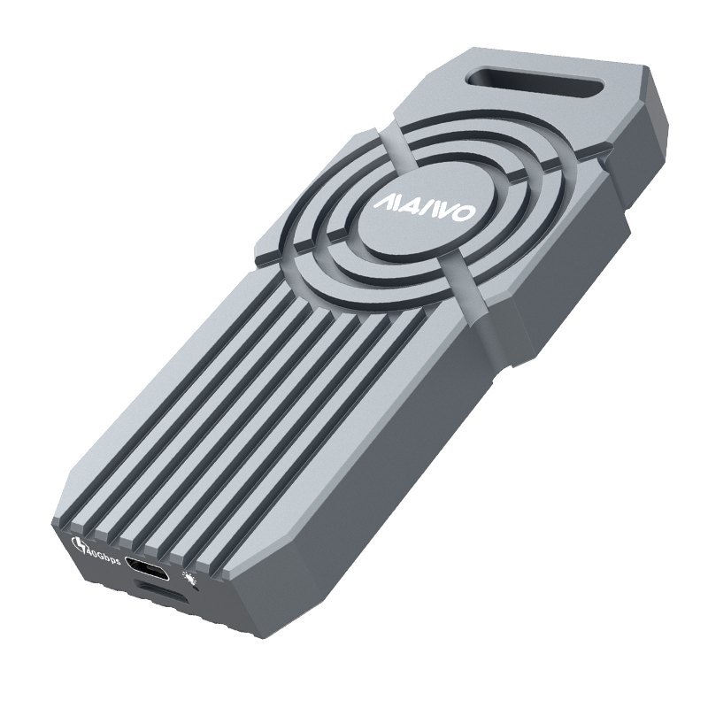 MAIWO Externe Behuizing - USB C 4.0 - M.2 NVMe SSD 2280 - 40Gbps - Geschikt voor Laptop, PC, Tablet & Chromebook - Linux en Windows