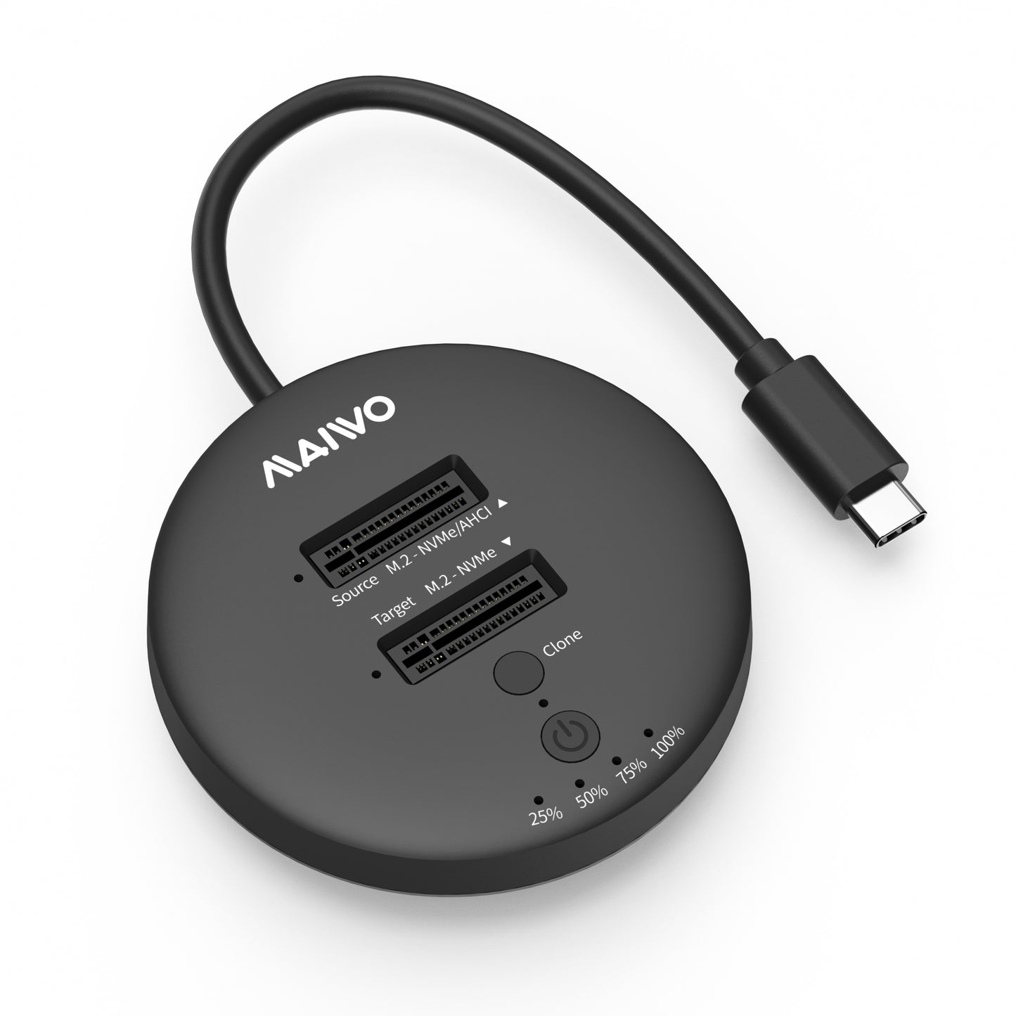 MAIWO Kloon Docking Station - USB C 3.2 - M.2 NVMe M.2 SSD - Geschikt voor Laptop & PC - Windows, Linux & Android