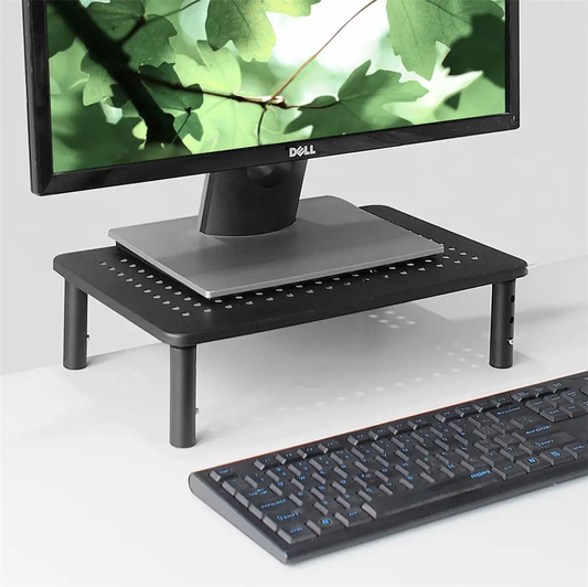 NÖRDIC Desk riser Suitable for monitor, laptop, printer and TV - up to 20kg - Height adjustable - Ergonomic