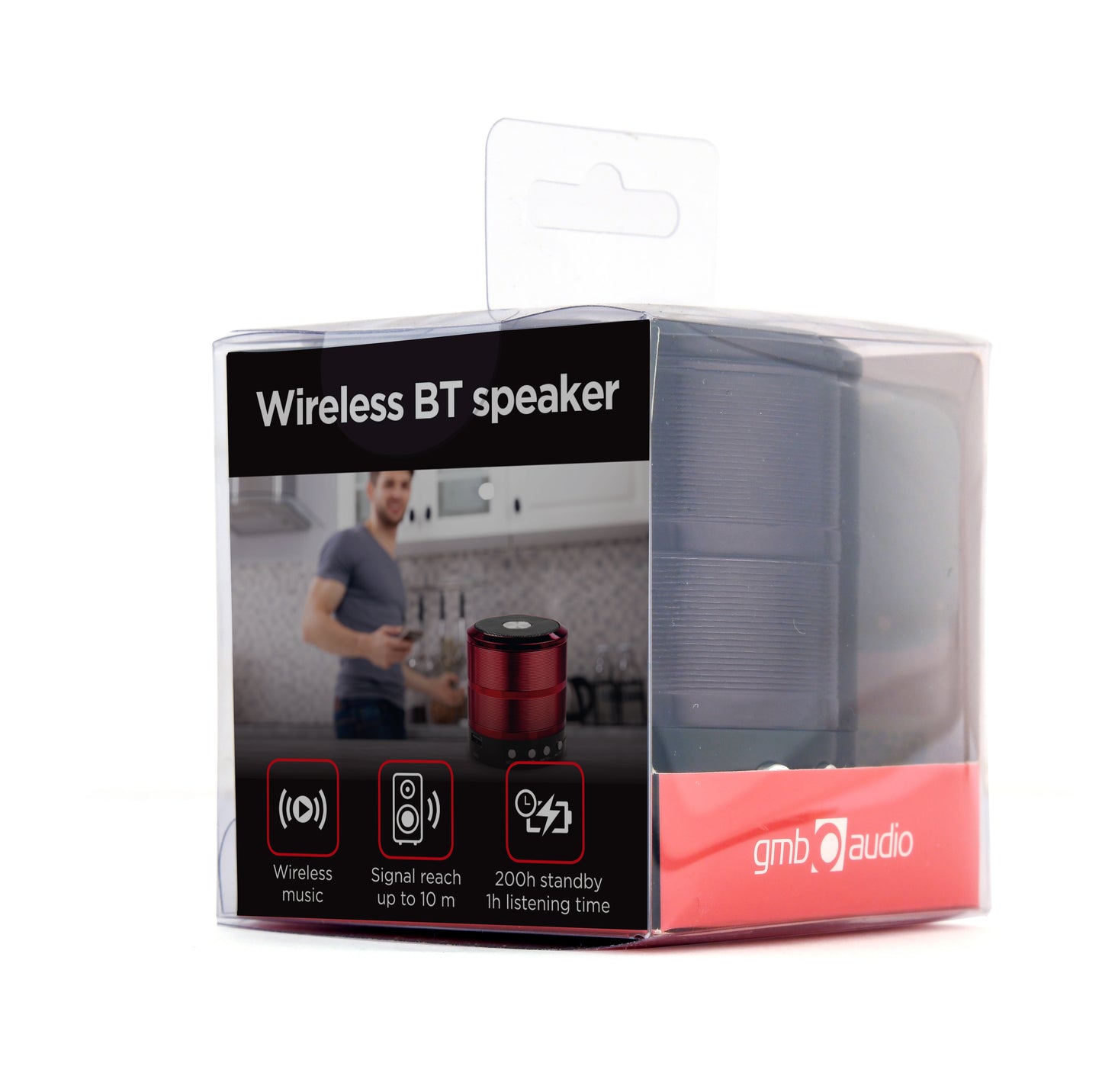 Gembird Portable Speaker - Speaker Bluetooth - Speakers - MicroSD - Compact - Black
