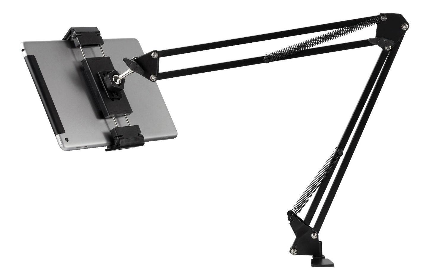 DELTACO ARM-278 Universele houder voor smartphones en tablets - C-klem - 360° rotatie - Zwart