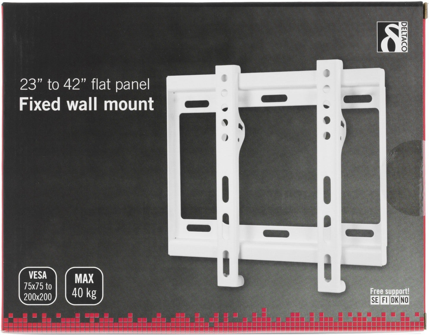 DELTACO ARM-519 Universal TV Wall Mount, Suitable for TVs from 23 to 42 inches, max. 40kg