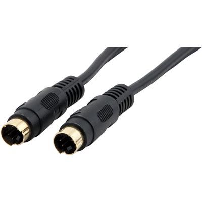 DELTACO AV-10 S-Video cable (4-pin), male, gold plated, 10 m