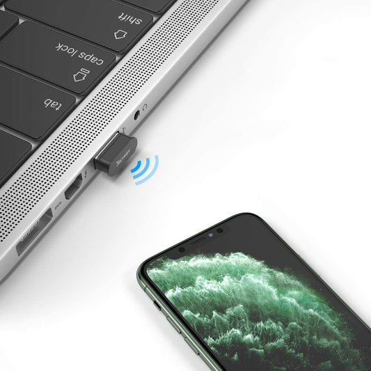 NÖRDIC BT6 USB Bluetooth Dongle adapter - Bluetooth 5.3 - Zwart