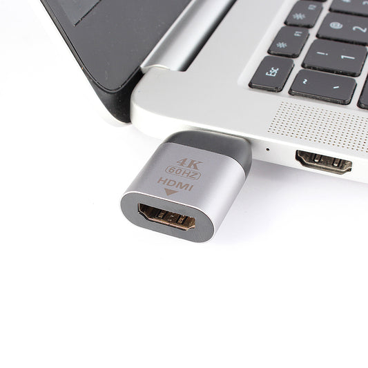 NÖRDIC C-HDMI USB-C naar HDMI2.0 adapter - 4K in 60Hz - Ondersteuning voor HDCP1.4 en 2.2 - Spacegrijs