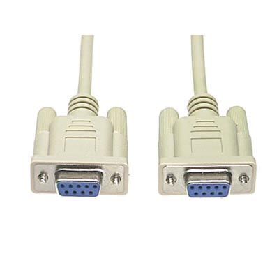 DELTACO DEL-25A 3 meter Beige seriële kabel