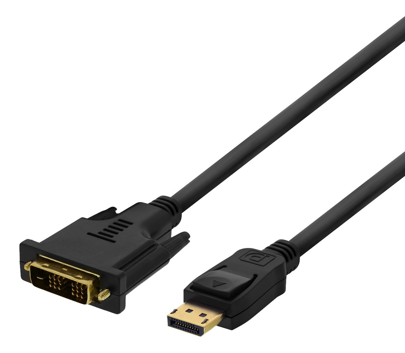 Deltaco DP-2030 3m 20-pin ha DL DVI-D Zwart seriële kabel