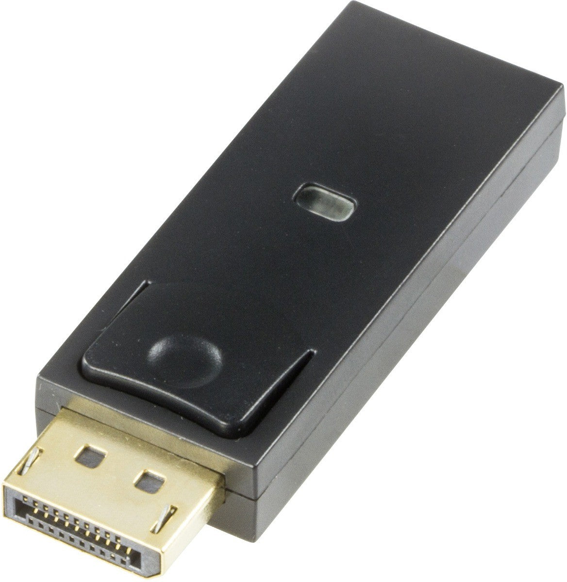 DELTACO DP-HDMI DisplayPort naar HDMI adapter met audio, Full HD in 60Hz, Zwart