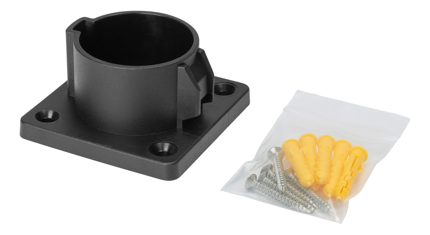 DELTACO EV-5101 Muurbeugel voor Type 1 laadconnector - Zwart