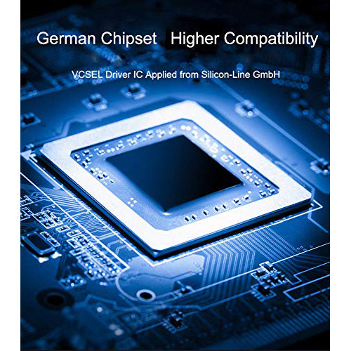 NÖRDIC HDMI-F005 HDMI glasvezel kabel - 4K 60Hz - HDMI 2.0 - 18Gbps - 5 Meter - Zwart