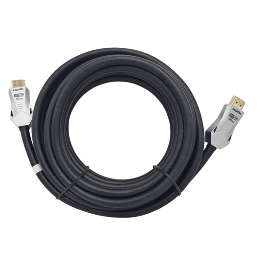 NÖRDIC HDMI-N1053C Certified HDMI cable - HDMI 2.1 - 8K 60Hz - 4K 120Hz - 48Gbps - Gold-plated connectors - 5m - Gray/Black design