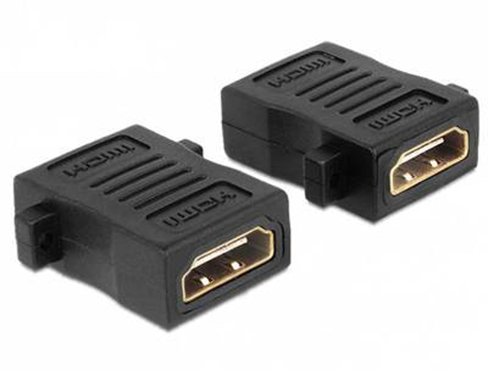 NÖRDIC HDMI-N5003, HDMI 19-pin UHD - 4K - 60Hz - 18Gbps - verloopstukje, zwart