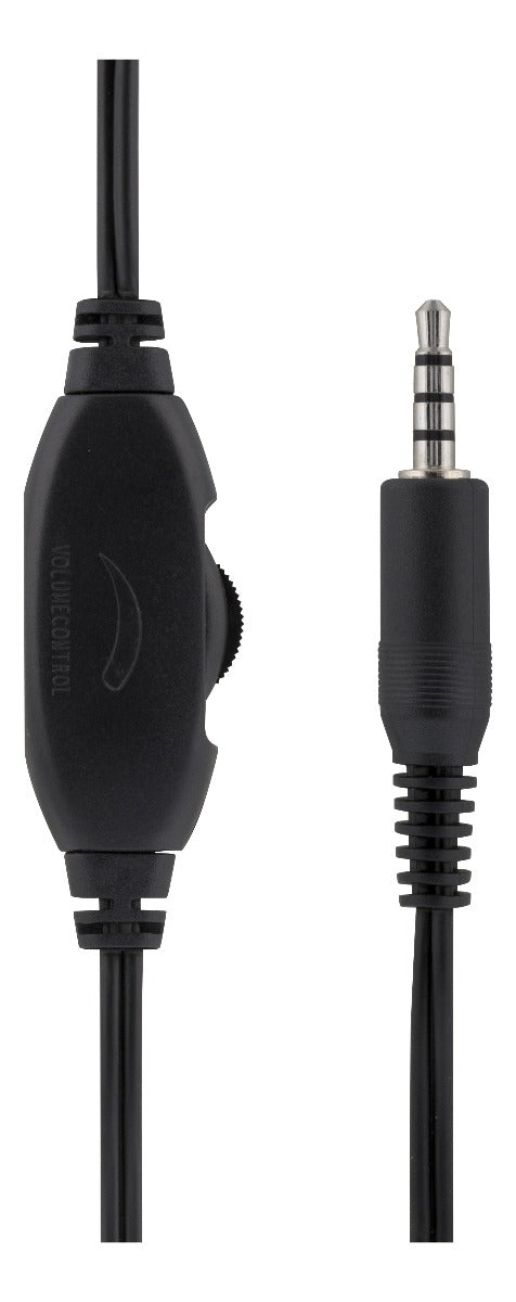 DELTACO HL-21 Stereo koptelefoon - Volumeregeling - 3,5mm connector - Aanpasbare hoofdband