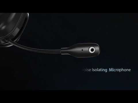EasySMX C06-Blue Over-ear gaming headset - Zwart/ blauw