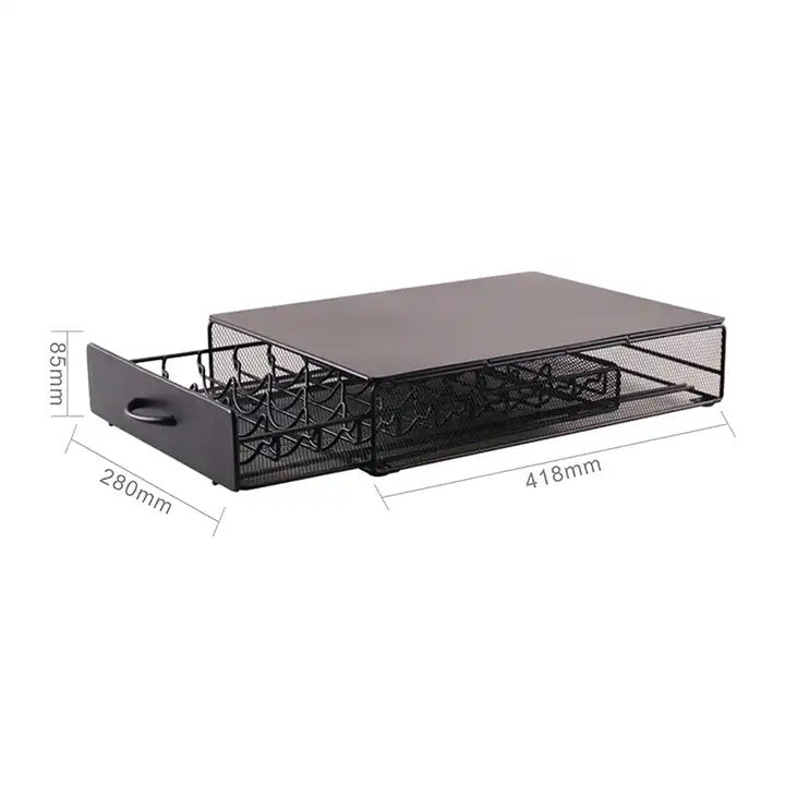 Vertuoline Capsulehouder met uitschuifbare lade - 40 Capsules - 42x28x8.5cm