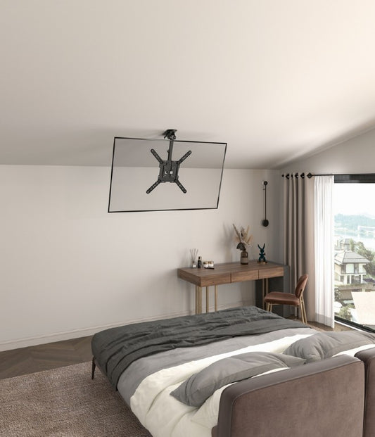 Full-Motion TV Plafondbeugel - Inklapbaar & Kantelbaar - Voor 23" tot 55" inch - Max. 20 kg - Gembird