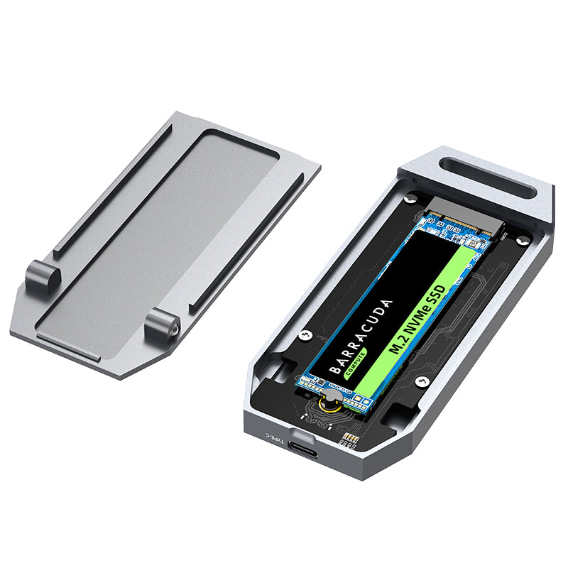 Maiwo K1695 Externe behuizing - NVMe - USB4.0 - M-key - 4TB - SSD 2280